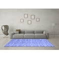 thumbnail image 3 of Ahgly Company Indoor Rectangle Abstract Blue Modern Area Rugs, 2' x 3', 3 of 4