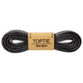 thumbnail image 1 of TOPTIE Metallic Glitter Flat Shoelaces 45 Inch, Fashion Bling Colored Shoelaces - Black, 1 of 7