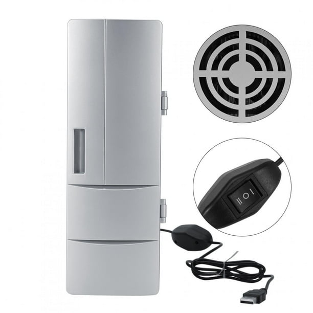 Dioche Mini USB Fridge Drink Cooler Warmer Compact Mini USB