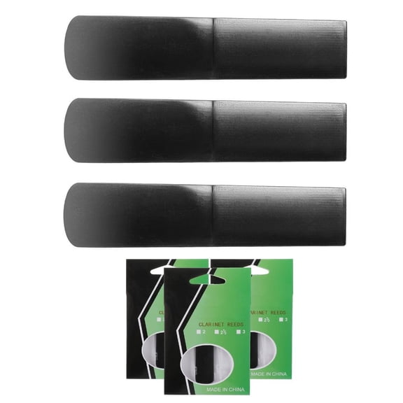 3Pcs Professional Clarinet Reed Strength 1.5/2.0/2.5 Resin Clarinet Mouthpiece Reed Beginner Clarinet Reed Enduring