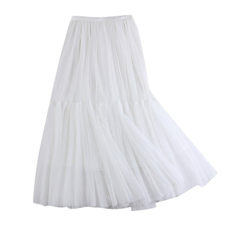 JDEFEG Jean Mini Skirt Women's Carnival Tulle Skirt 50S Skirt