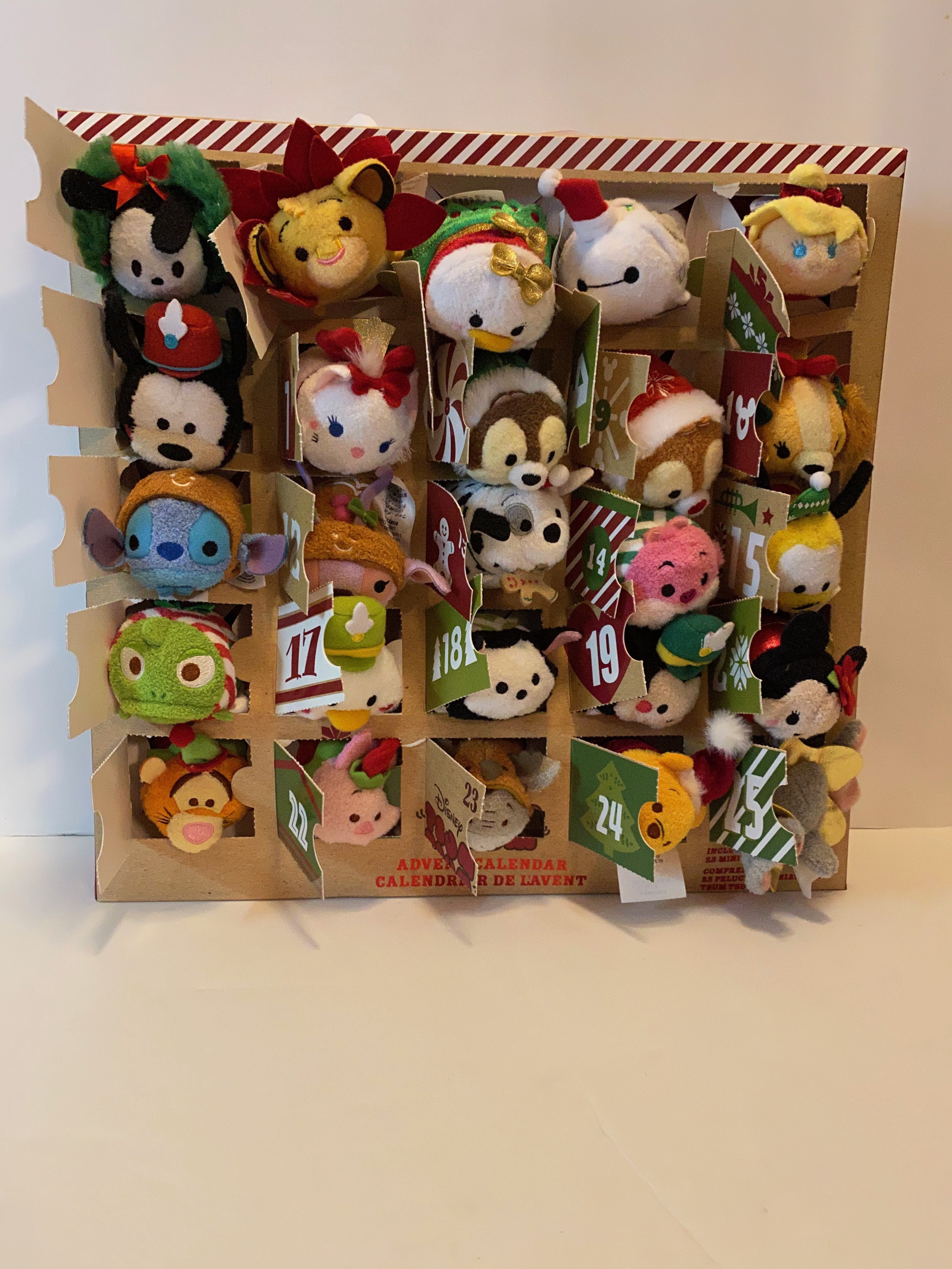 Disney Store 2016 Tsum Plush Christmas Advent Calendar Windows Opened New -  Walmart.com