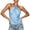 Blue, variant on uvwlwu Women's Sequin Halter Neck Cami Top Sleeveless Backless Slim Fit Summer Night Out Party Tank Blouse,M