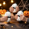 thumbnail image 3 of Ghost Dumpling Squishies, Cute Soft Stretchy Halloween Ghost Dumpling Squeeze, Sensory Fidget Ball Soft for Anxiety Relief, Perfect for Halloween Party, Holiday, 3 of 9