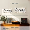 thumbnail image 4 of Elephant Stock Family Live Laugh Love Typography Wall Art - Horizontal Multi Panel Canvas - Living Room Wall Decor - Inspirational And Typography Multi Panel - Beige And White Decor - 26" x 12", 4 of 8
