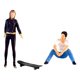 thumbnail image 2 of Figura masculina femenina en miniatura, figuras de personas pintadas a mano 1:64, figura de personaje deportivo Diorama para diseño de mesa de arena, 2 of 9