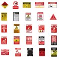 thumbnail image 5 of Pegatinas impermeables, 75 unidades, lemas de advertencia en inglés, 5 of 5