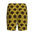 thumbnail image 2 of Lsque Sunflowers 3 Mens Sleep Pajama Shorts,Short Pajama Pants, Cotton Ultra-Soft Knit-4X-Large, 2 of 9