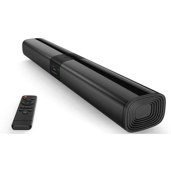 Saiyin Sound Bars for TV, 24 Inches Sound Bar with HDMI(ARC), Bluetooth 5.3 Optical, AUX and Bluetooth Inputs, Soundbar for TV and Surround Sound System