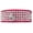 Bright Pink, variant on Dog, Puppy Pet Designer Croc Collar, "Five Row Clear Crystal"