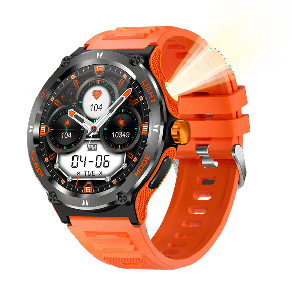 NEXOVA Smartwatch Fitness Tracker 3ATM Waterproof Multiple Sports Modes Pedometer SOS Make/Answer Calls Message Notification