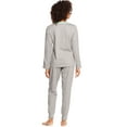 thumbnail image 2 of Hanes Women Pant Henley Long Sleeve pajama sets, 2 of 3