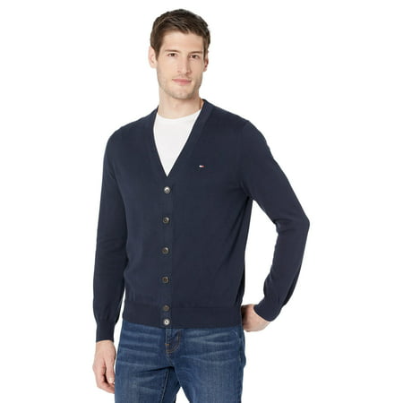 Tommy Hilfiger Men's Adaptive Cardigan Sweater with Magnetic Buttons ...