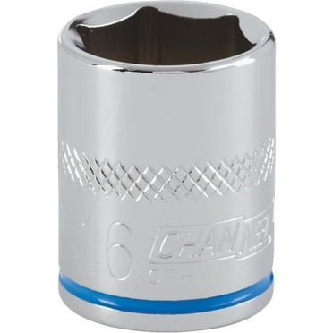 Channellock 3/8" Drive 16 mm 6-Point Shallow Metric Socket