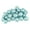 Mermaid Blue, variant on Northlight 60ct Shatterproof Shiny Christmas Ball Ornament Set 2.5" - Silver