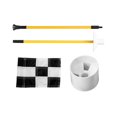 thumbnail image 4 of yotijay Golf Putting Green Flag and Hole Cup Backyard Portable Practice Putting for Yard Black White, 4 of 9