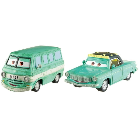 Chick Hick et Chef Chick du film «Les Bagnoles» de Disney/Pixar, véhicules en métal moulé sous pression à l’échelle 1:55, coffret de 2, bolides de course jouets, véhicules personnages, coffret-cadeau