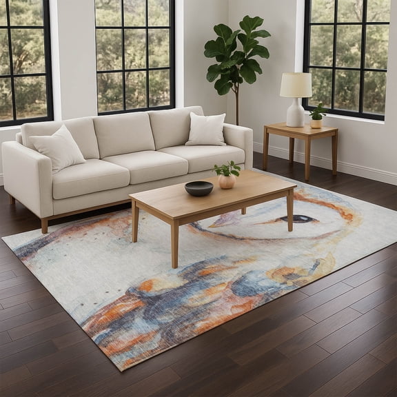 Addison Rugs Chantille Indoor/Outdoor Transitional Animal Ivory Machine Washable Rectangle Rug, 10' x 14'