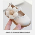 thumbnail image 5 of Otqutp Birthday Footwear for Baby Girls Single Shoes Soft Soled Leather Shoes Children's Toddler Shoes Flower Baby Shoes for 0 to 4 Years, 5 of 7