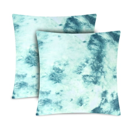 Mainstays Acid Wash Decorative Pillow Set Of 2 Teal Multiple