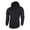 Black, variant on Mens Ruched Raglan Hoodie Pullover Casual Shirts for Men Slim Fit Long Sleeve Distressed Tops for Streetwear Daily Lounge Wear