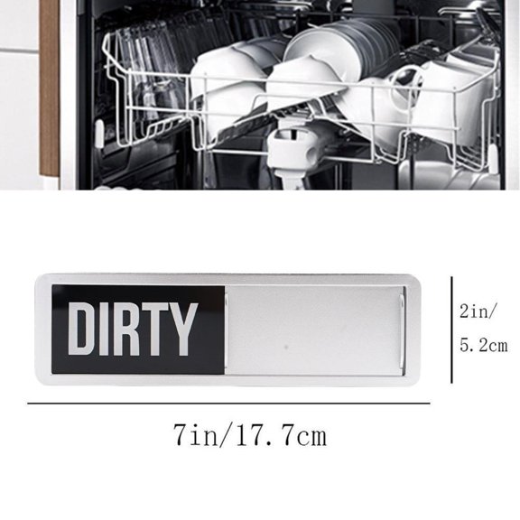HPDL JHIALG Dishwasher Magnet Clean Dirty Sign Funny Clean Dirty Magnet for Dishwasher Clean Dirty Sign Kitchen Dish Washer Refrigerator Reversible Indicator