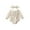 Beige, variant on Enjoytime 0-18M Newborn Baby Girl Romper Soft Cute Flower Print Toddler One-Piece Jumpsuit Clothes with Hairband Long Sleeve Infant Coverall Outfit