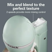 Hamilton Beach DrinkMaster Drink Mixer, Milkshake Maker & Milk Frother with Steel Cup, 28 oz, Mint