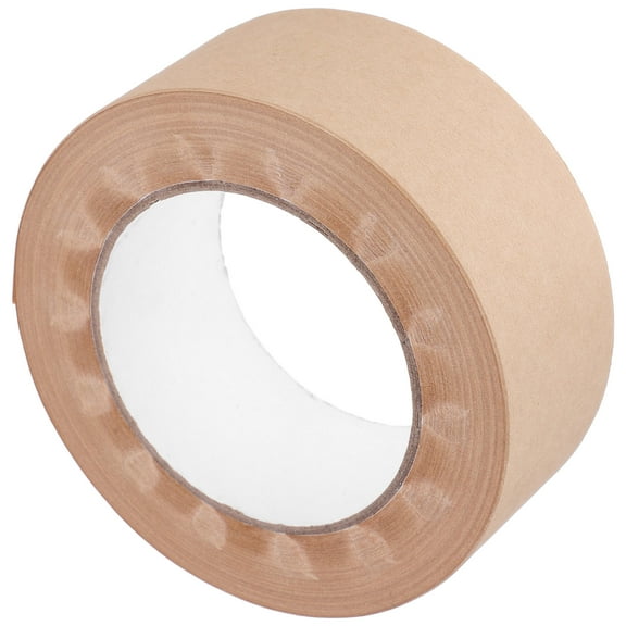 NICEXMAS Khaki Water Activated Tape for DIY Crafts Paper Material Easy to Use MultiFunctional Artwork Protection 1 Roll