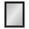 thumbnail image 3 of Kate and Laurel Scoop Framed Wall Mirror, 22 x 28, Black, Traditional Dark Accent Mirror for Home Decor, 3 of 8