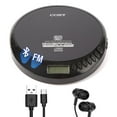 thumbnail image 1 of Coby Lecteur CD Portable Bluetooth Lecteur CD pour Voiture, Écouteurs, FM, AUX, MP3 Lecteur CD Anti-Saut pour la Maison, Disque Compact, Rechargeable, Léger, 1 of 8