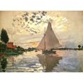 thumbnail image 1 of Sailboat At Le Petit - CANVAS OR FINE PRINT WALL ART, 1 of 1