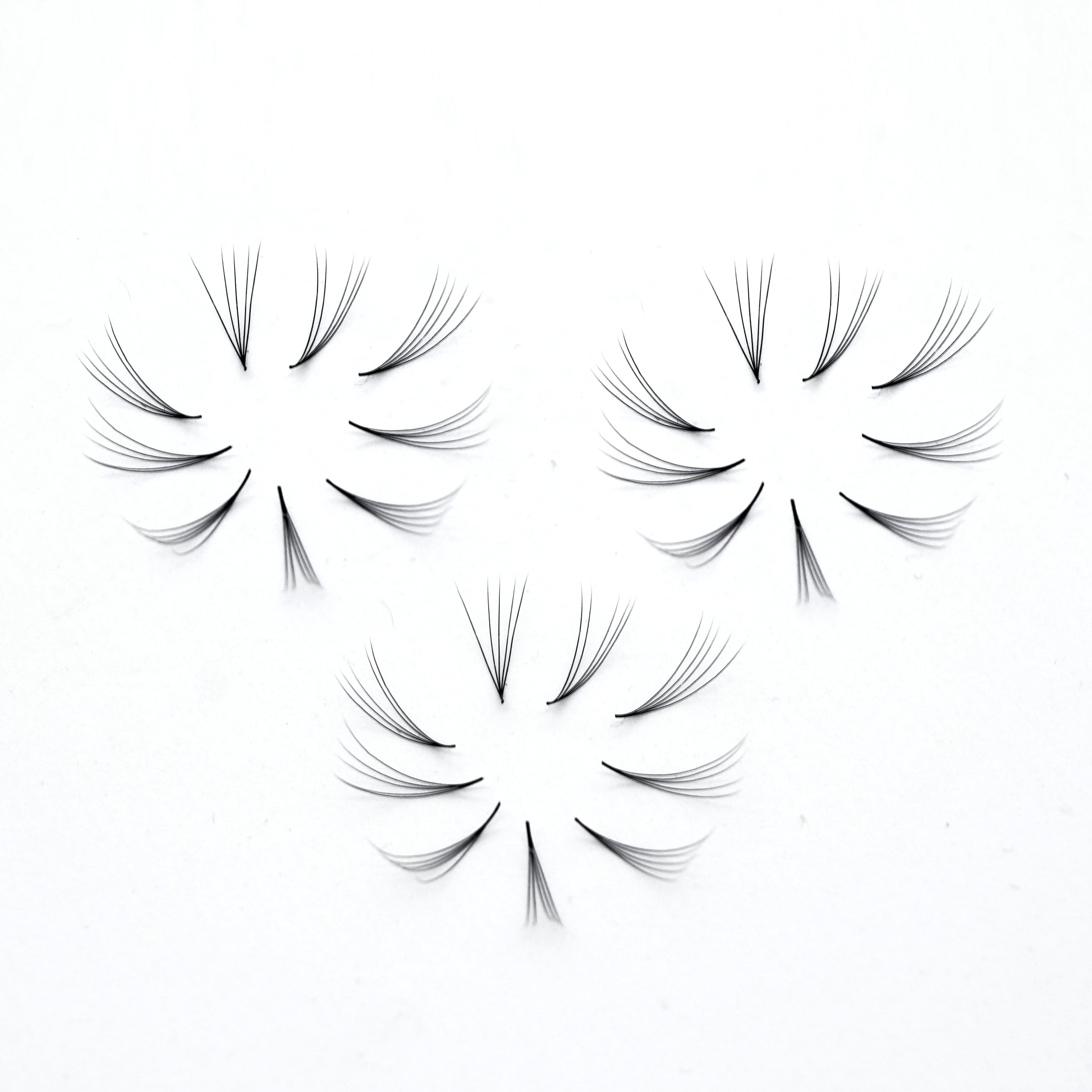 Mix Length 5D Lashes. Curl D, C. 1200 Pre-made Volume Fans. Eyelash Extension. Handmade and Gorgeously-Crafted!