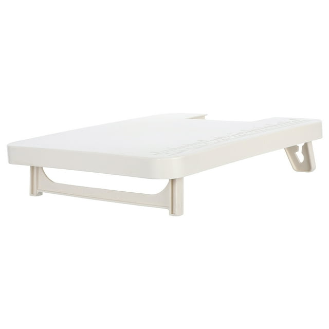Raindrops Table d'Extension pour Machine à Coudre en Plastique Blanc avec Double Échelle pour une Couture Précise à la Maison