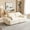 Beige, variant on YWEN 84'' Cloud Loveseat Sofa, Modern Memory Foam Compressed Sofa,2 Seater Large Sectional Couches, Cloud Modular Sectional Sofa,Comfy Deep Loveseat,No Assembly Required