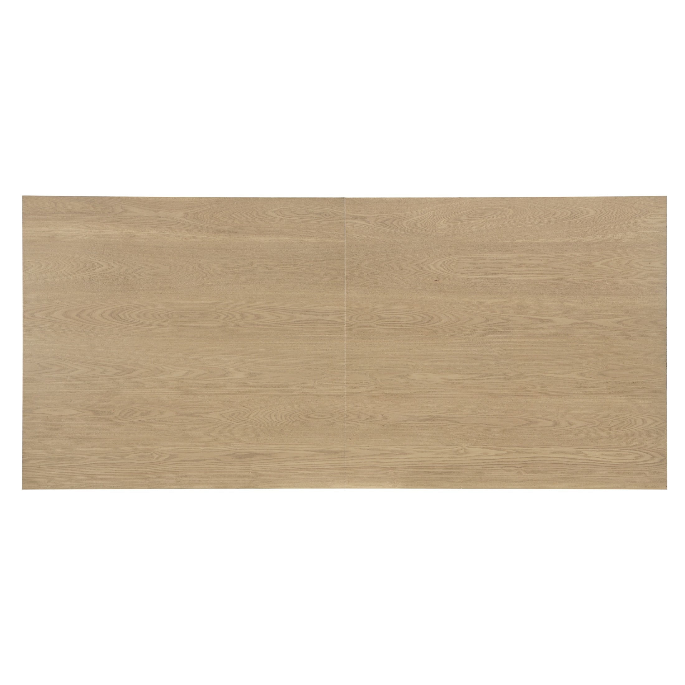 Christopher Knight Home 84" Modern Rectangular Dining Table with Trapezoid Base, Seats 6, Light Ash