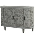 thumbnail image 5 of Accent Storage Cabinet Sideboard Wooden Cabinet with Antique Pattern Doors for Hallway, Entryway, Living Room, Bedroom 18AAE, 5 of 9