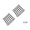 thumbnail image 4 of Forme de U Fixateur de Finition de Cheveux Structure Simple Peigne à Cheveux Broches Bobby Mini Bangs Titulaire Outil de Style Femmes et Filles Coiffure Accessoires de Cheveux Type 2, 4 of 8