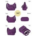 thumbnail image 3 of Deago Small Crossbody Shoulder Bag for Women Cellphone Bags Card Holder Wallet Purse, Black, 3 of 9