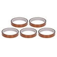 thumbnail image 3 of 5Pcs High Temperature Tape Thermal Tape Tea Color Insulating Adhesive Tape Set Thermal Tape Heat Transfer Tape, 3 of 8