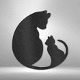 thumbnail image 5 of Cat Lover Steel Sign Laser Cut Powder Coated Home & Office Metal Wall Decor Multiple Sizes & Colors, 5 of 5