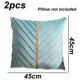 thumbnail image 2 of Paquete de 2 fundas de almohada para reposacabezas, terciopelo holandés, cojín para sofá, sala de estar, oficina, descanso de cintura, 2 of 5