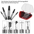 thumbnail image 2 of MYG 5pcs Vis Extracteur Ensemble Facile Sortir Foret Guide Cassé Boulon Endommagé Détachant, 2 of 9