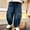 Dark Blue, variant on Boys Jeans with Pockets Elastic Waist Casual Wide Leg Baggy Kids Denim Pants Blue 6-14