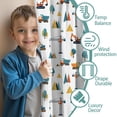 thumbnail image 3 of Blackout Kids Curtains,Cartoon Construction Vehicles Mountains Childrens Insulated Curtains Set Of 2,Bedroom Essentials,Toddler Room Decor 42"x54", 3 of 5