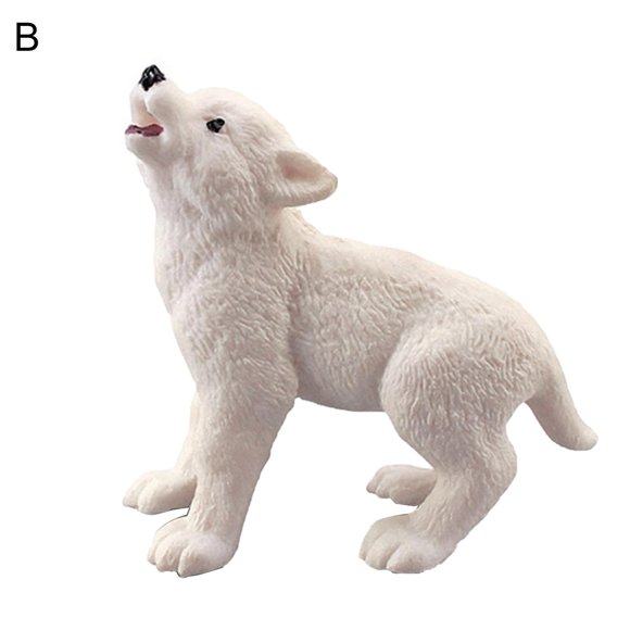 Miniature Animal Simulated Birthday Gift PVC Desktop Decor Fennec Fox Maned Wolf Model for Children