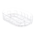 thumbnail image 1 of Organizador de refrigerador con plato giratorio de 360 degree, antideslizante, para latas de bebidas y especias Claro, 1 of 9