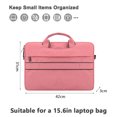thumbnail image 2 of Bolso para computadora portátil, maletín de negocios, bolso bandolera repelente al agua, bolso para computadora, trabajo, oficina, viajes, 2 of 5