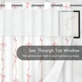 thumbnail image 6 of Ikfashoni No Hook Shower Curtain with Snap in Liner, Red Bow Hookless Waterproof Bath Curtain, 71"X74", 6 of 8