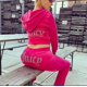 thumbnail image 1 of Traje de costura Juicy de terciopelo, sudaderas con capucha, sudadera y pantalones con cremallera de terciopelo, conjunto de ropa deportiva, chándal corto para Primavera/otoño 2024, 1 of 4